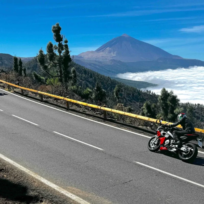 Die besten Motorradrouten auf Teneriffa