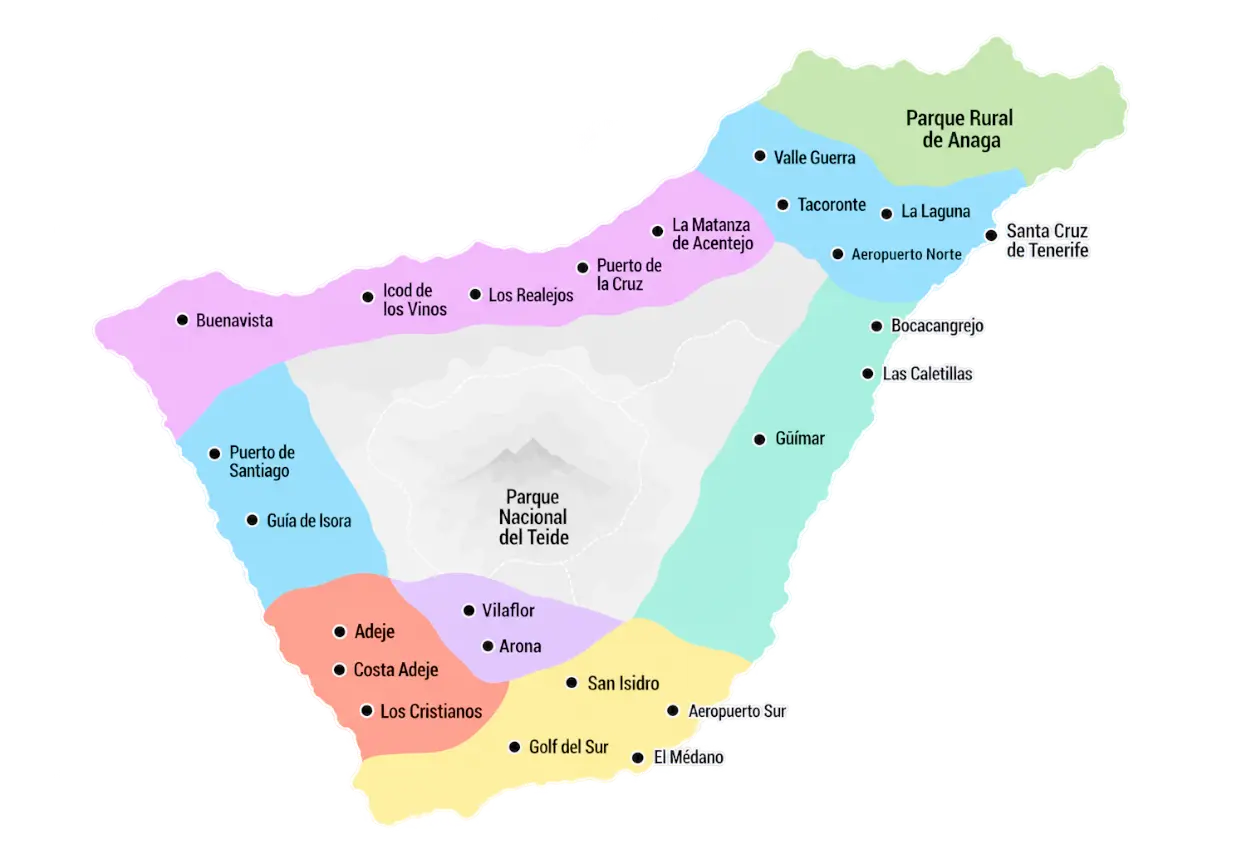 Entrega gratuita en tenerife sur y precios en el resto de la isla de canarias